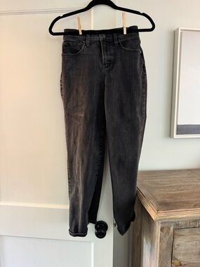 Madewell High-Rise Washed Black Jeans